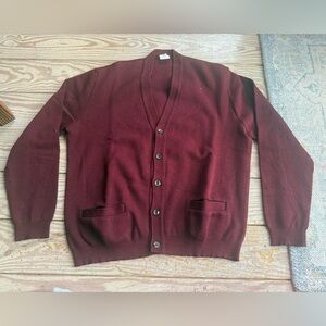 Vintage draine wool blend cardigan size L